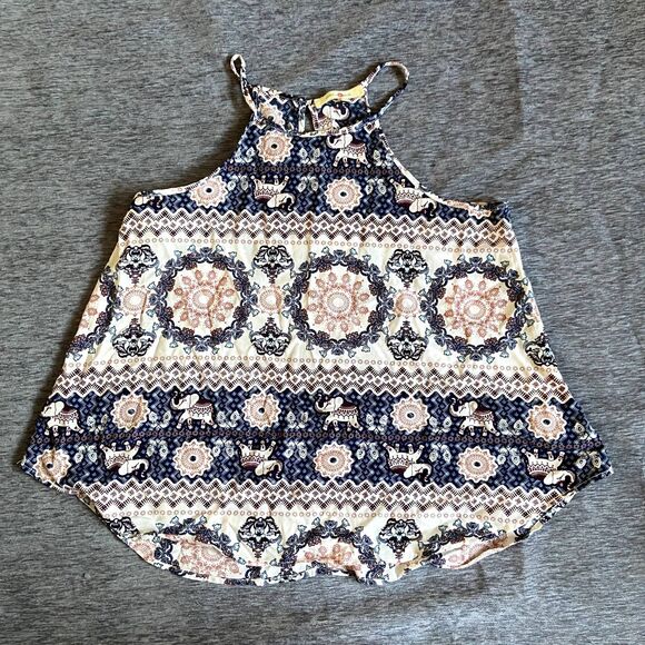 Elephant Print Tank - Picture 1 of 3